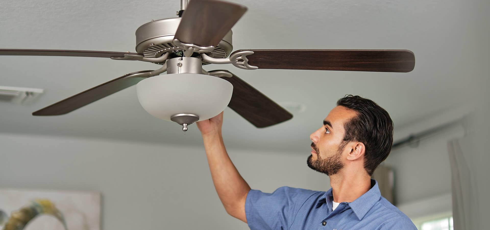 Ceiling Fan Installation in Rosenberg